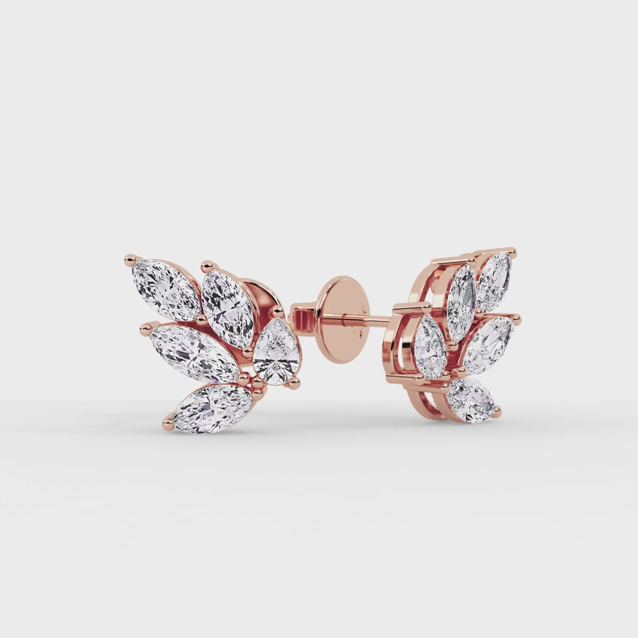 Novae Array Earring Rose Gold