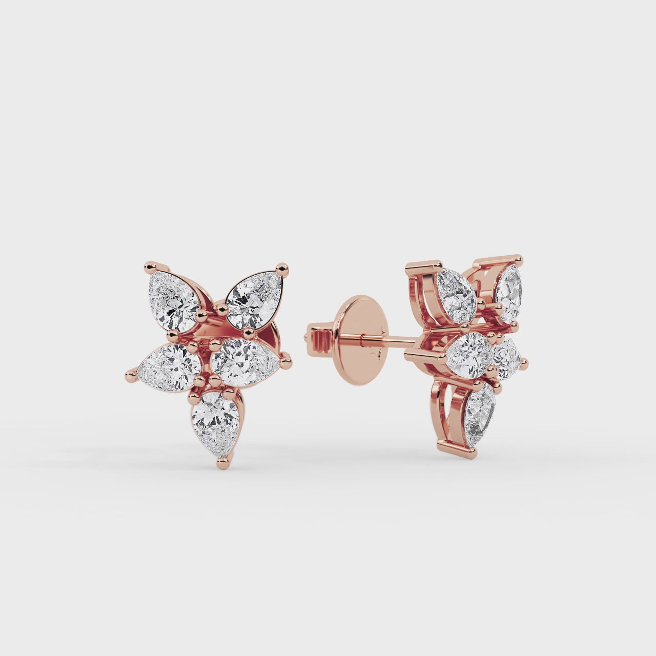 Novae Ensemble Earring Rose Gold