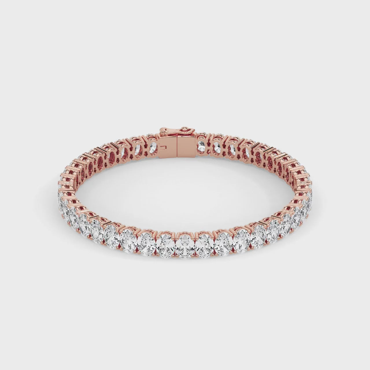 Amouré Oval Bracelet Rose Gold