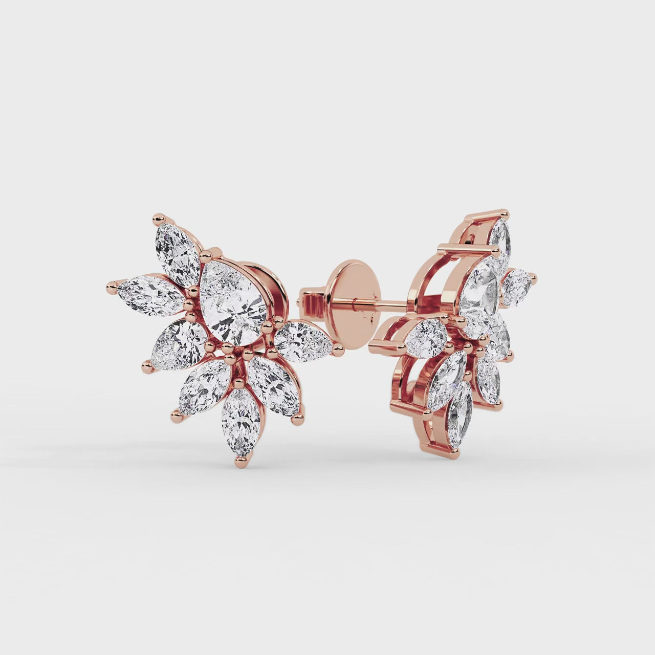 Novae Assemblage Earring Rose Gold