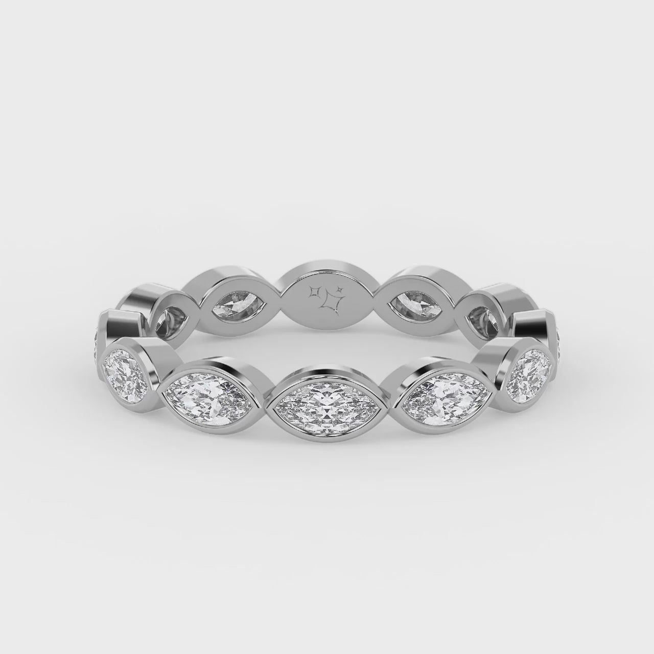 Lustre Marquise White Gold