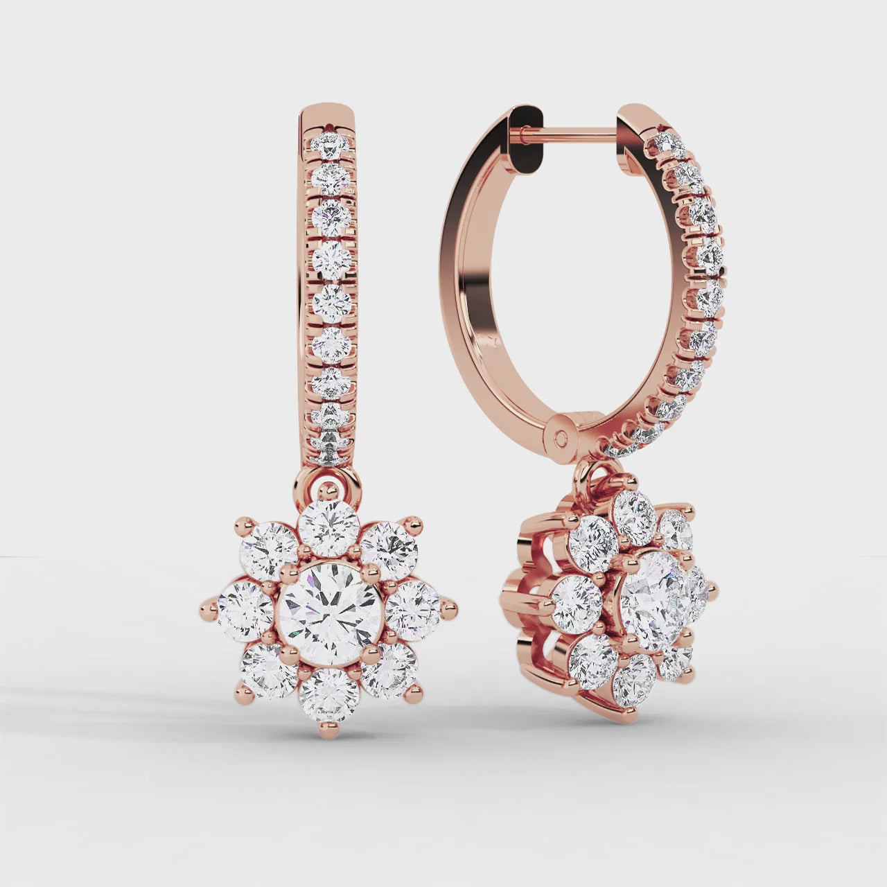 Flora Earring Un Rose Gold