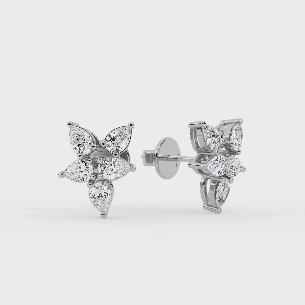 Novae Ensemble Earring White Gold