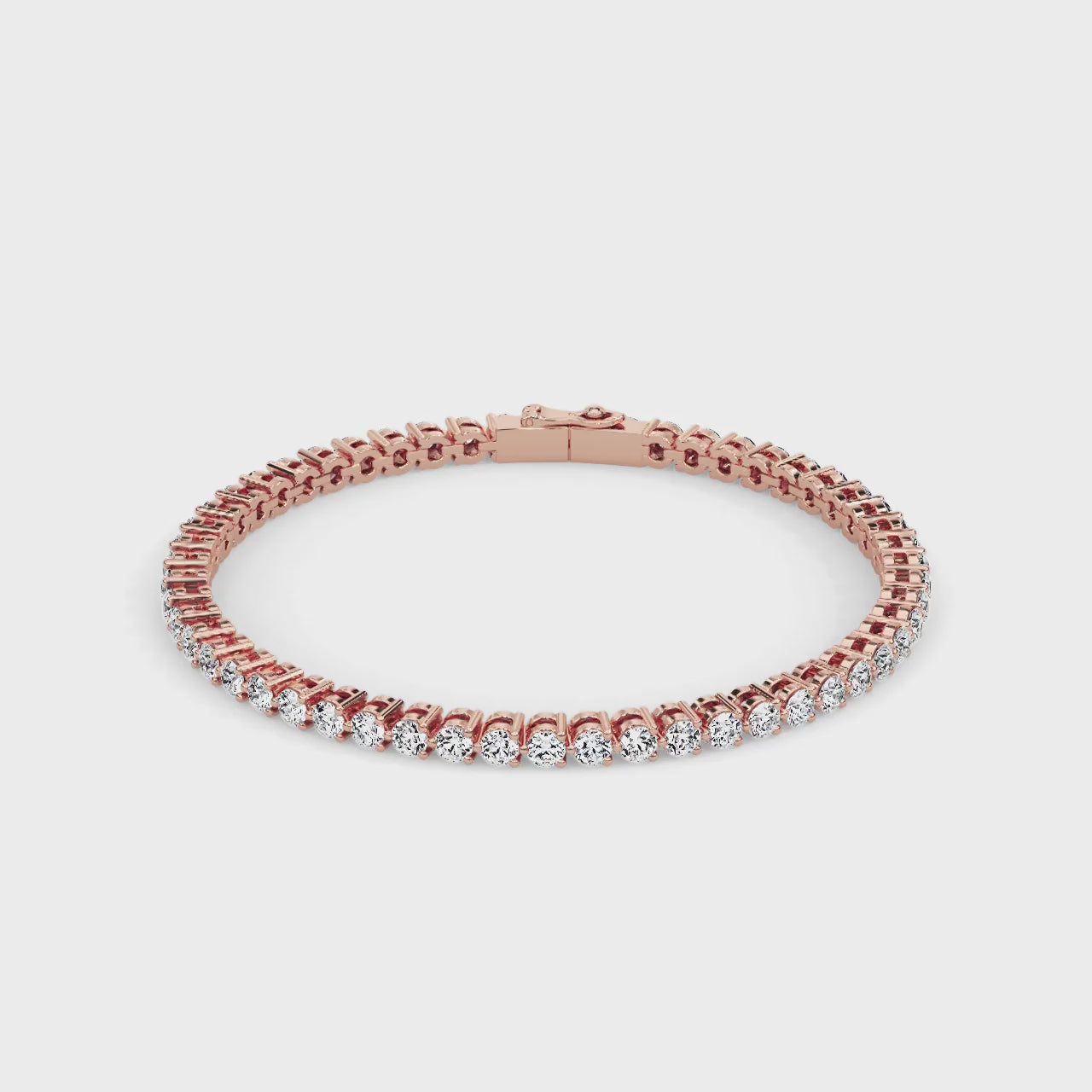 Amouré Mini Round Bracelet Rose Gold