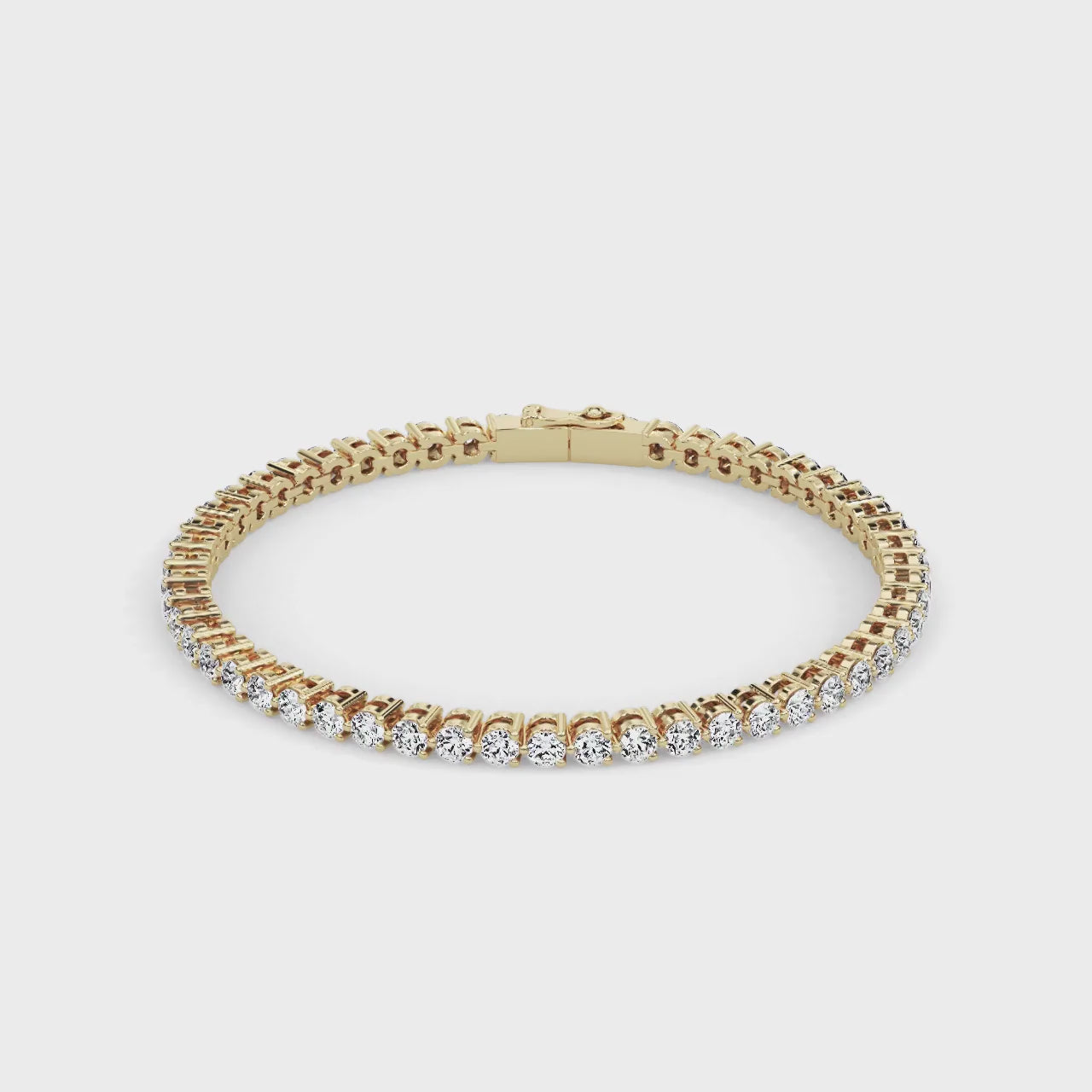 Amouré Mini Round Bracelet Yellow Gold