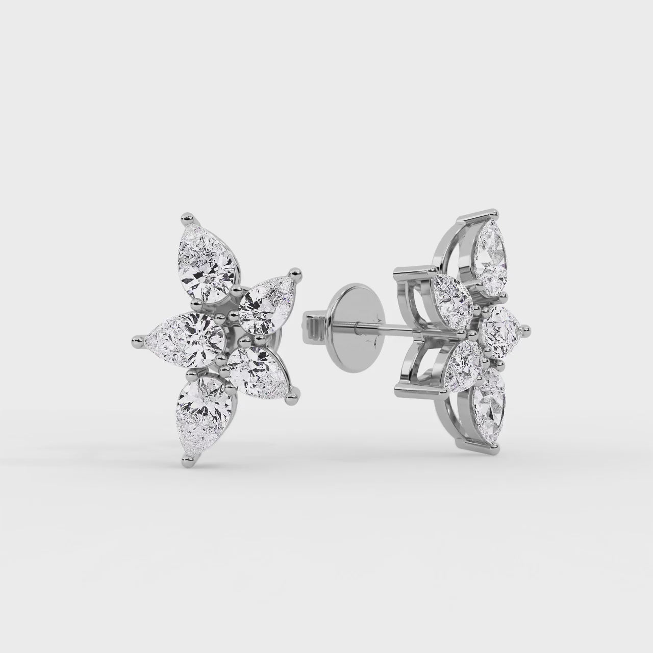 Novae Constellation Earring White Gold