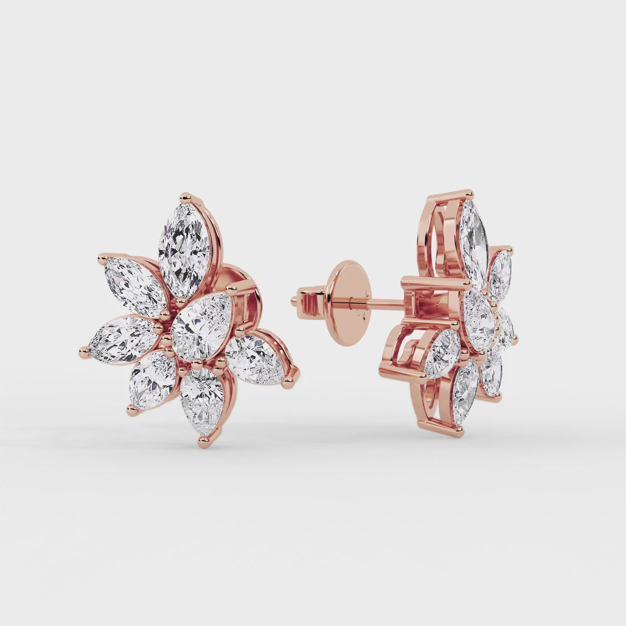 Novae Boquet Earring Rose Gold