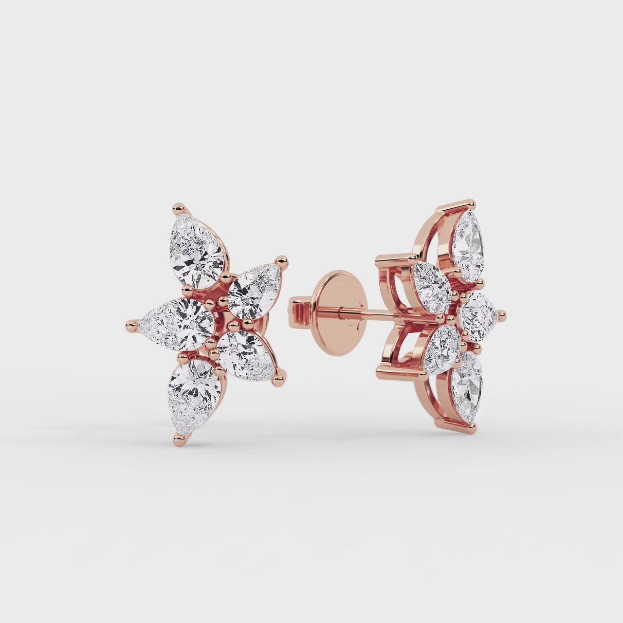 Novae Constellation Earring Rose Gold