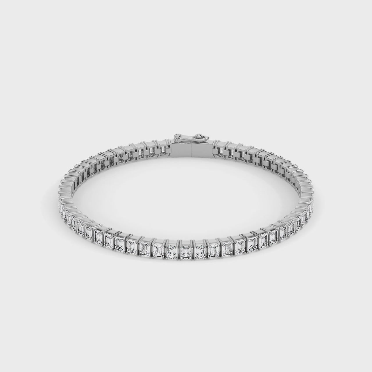Amouré Mini Emerald Bracelet White Gold